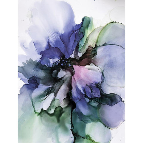 Floral Vibrant 2 Gold Ornate Wood Framed Art Print with Double Matting by Debs, Emma Catherine