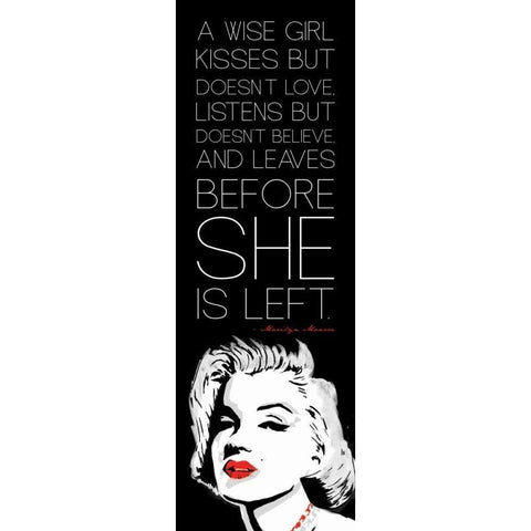 Monroe White Modern Wood Framed Art Print by Rodriquez Jr, Enrique