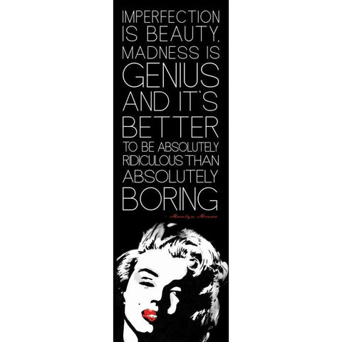 Monroe B2 Black Modern Wood Framed Art Print by Rodriquez Jr, Enrique