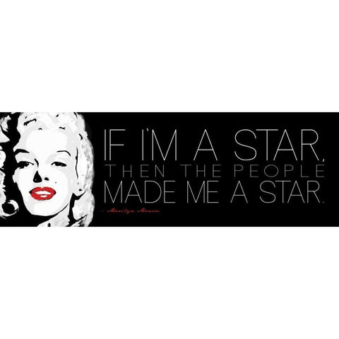 Im A Star Black Modern Wood Framed Art Print with Double Matting by Rodriquez Jr, Enrique