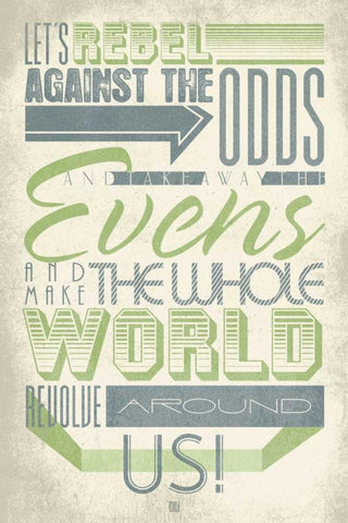 Rebel 2 Black Ornate Wood Framed Art Print with Double Matting by Rodriquez Jr, Enrique