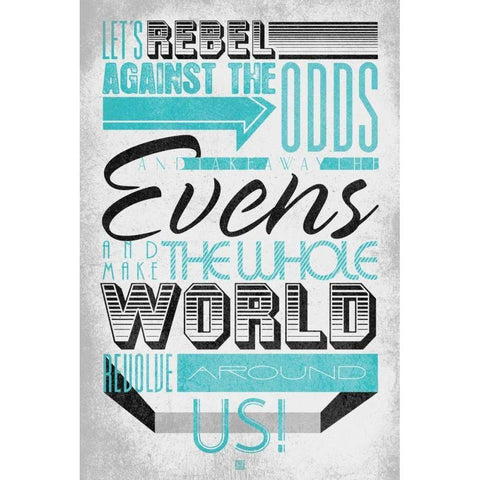 Rebel 3 Black Modern Wood Framed Art Print by Rodriquez Jr, Enrique