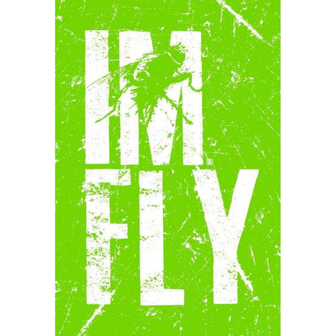 IM FLY 3 White Modern Wood Framed Art Print by Rodriquez Jr, Enrique