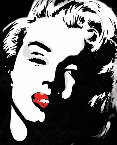 Monroe 7 White Modern Wood Framed Art Print with Double Matting by Rodriquez Jr, Enrique