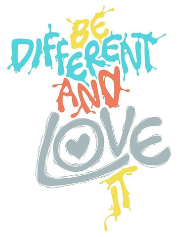 Love It White Modern Wood Framed Art Print with Double Matting by Rodriquez Jr, Enrique