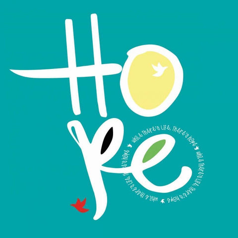 Hope White Modern Wood Framed Art Print by Rodriquez Jr, Enrique