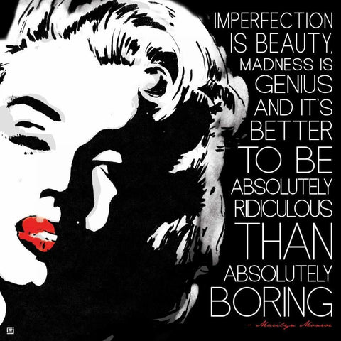 Monroe Worded Black Modern Wood Framed Art Print with Double Matting by Rodriquez Jr, Enrique