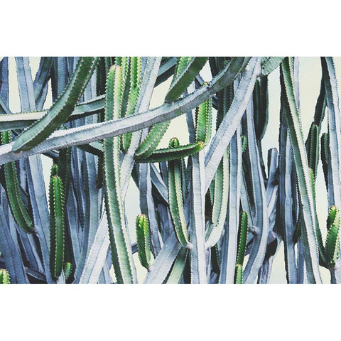 Green Crush I White Modern Wood Framed Art Print by Urquhart, Elizabeth