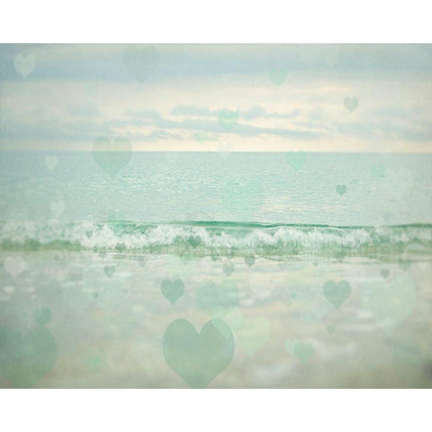Oceans of Love 1 Gold Ornate Wood Framed Art Print with Double Matting by Urquhart, Elizabeth