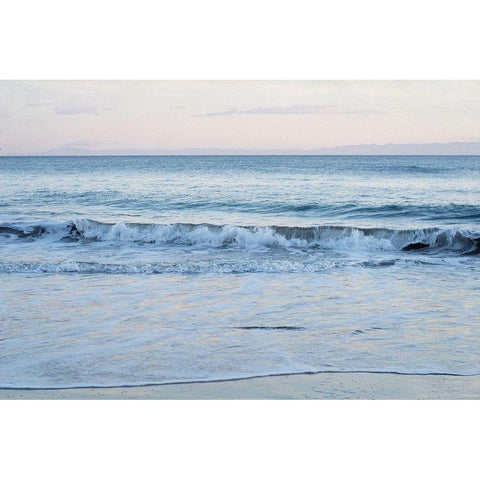 Coastal Evening II Black Modern Wood Framed Art Print with Double Matting by Urquhart, Elizabeth