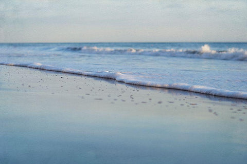Coastal Evening IV White Modern Wood Framed Art Print with Double Matting by Urquhart, Elizabeth