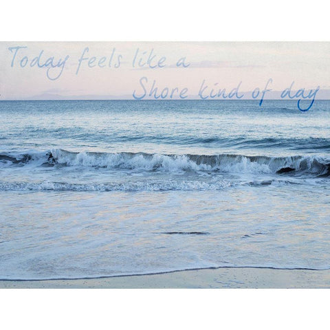 Shore Feelings 1 Gold Ornate Wood Framed Art Print with Double Matting by Urquhart, Elizabeth