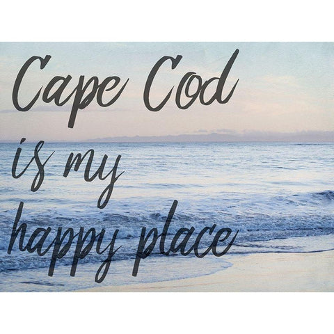 Cape Happiness White Modern Wood Framed Art Print by Urquhart, Elizabeth