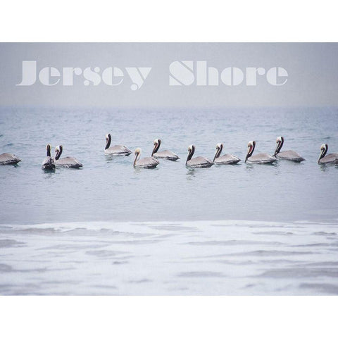 Jersey In A Row White Modern Wood Framed Art Print by Urquhart, Elizabeth