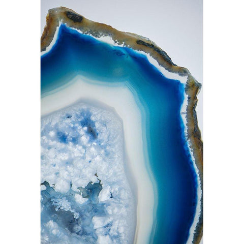 Geode Close Up 3 Black Modern Wood Framed Art Print with Double Matting by Urquhart, Elizabeth
