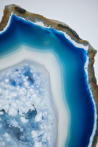 Geode Close Up 3 Black Ornate Wood Framed Art Print with Double Matting by Urquhart, Elizabeth