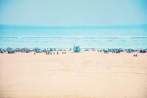 Summer Heat 2 White Modern Wood Framed Art Print with Double Matting by Urquhart, Elizabeth