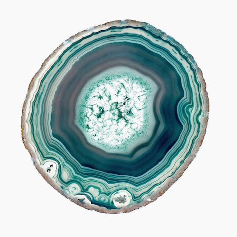 Geode 1 White Modern Wood Framed Art Print by Urquhart, Elizabeth