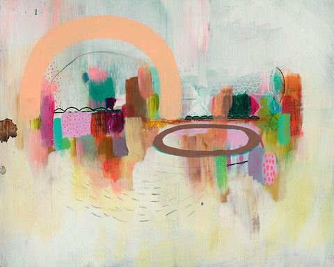 Ripples Black Ornate Wood Framed Art Print with Double Matting by Evans-Sills, Faith