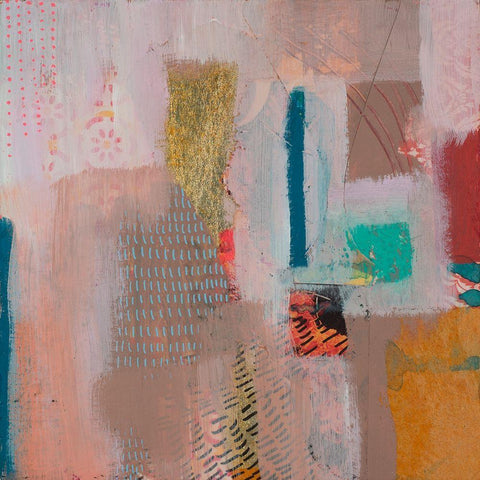 Urban 2 White Modern Wood Framed Art Print with Double Matting by Evans-Sills, Faith