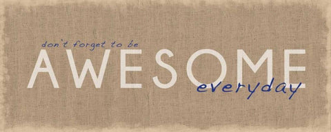 Awesome Everyday White Modern Wood Framed Art Print with Double Matting by Gibbons, Lauren