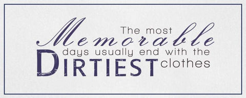 Memorable Days White Modern Wood Framed Art Print with Double Matting by Gibbons, Lauren