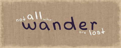 Wander White Modern Wood Framed Art Print with Double Matting by Gibbons, Lauren