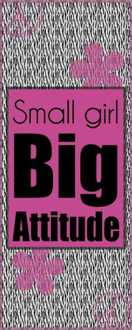 Big Attitude Black Ornate Wood Framed Art Print with Double Matting by Gibbons, Lauren