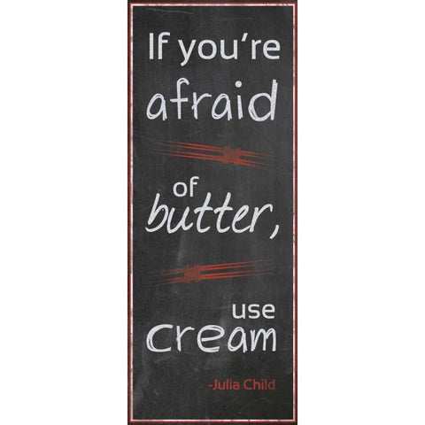 Julia Child White Modern Wood Framed Art Print by Gibbons, Lauren