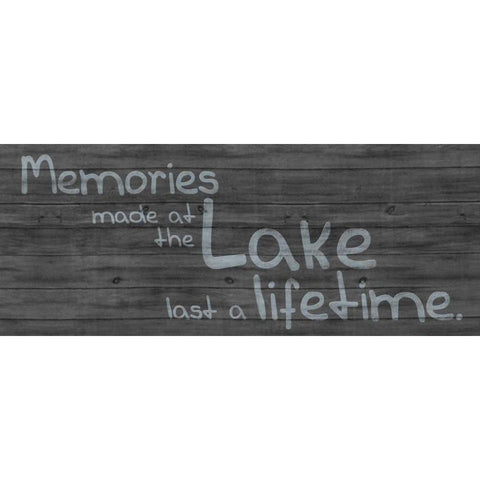 Memories at Lake 1 Gold Ornate Wood Framed Art Print with Double Matting by Gibbons, Lauren