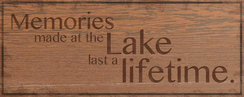 Memories at Lake 2 White Modern Wood Framed Art Print with Double Matting by Gibbons, Lauren
