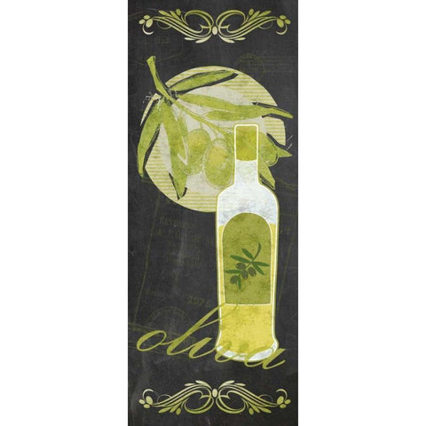 Olive Oil A Gold Ornate Wood Framed Art Print with Double Matting by Gibbons, Lauren