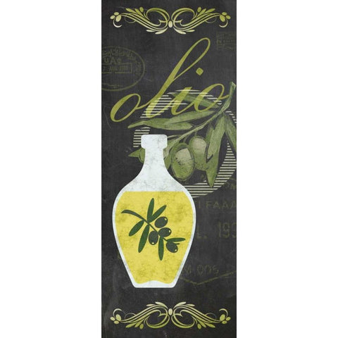 Olive Oil D White Modern Wood Framed Art Print by Gibbons, Lauren