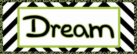 Tween Dream Green White Modern Wood Framed Art Print with Double Matting by Gibbons, Lauren