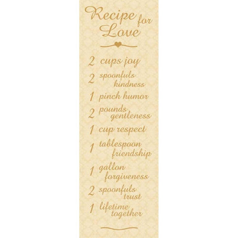 Recipe 2 Black Modern Wood Framed Art Print with Double Matting by Gibbons, Lauren