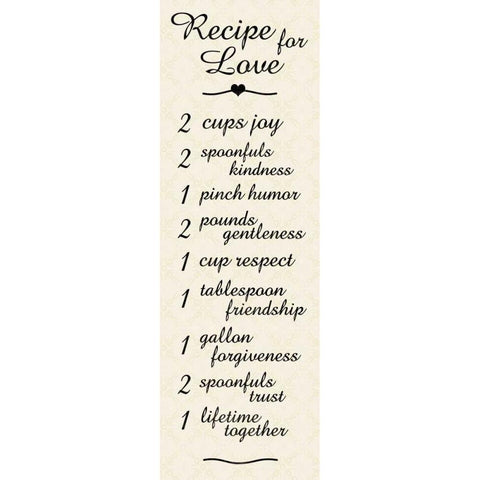 Recipe 3 White Modern Wood Framed Art Print by Gibbons, Lauren