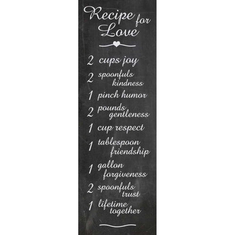 Recipe  Gold Ornate Wood Framed Art Print with Double Matting by Gibbons, Lauren