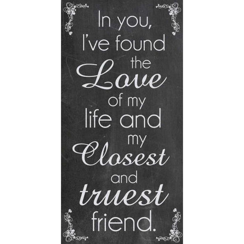 Love Of Life Black Modern Wood Framed Art Print with Double Matting by Gibbons, Lauren