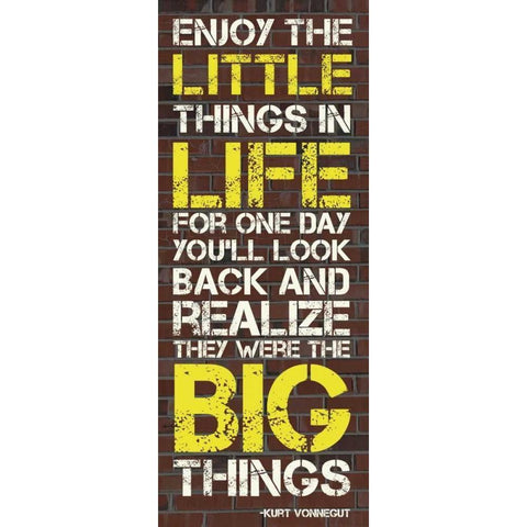 Little Things Gold Ornate Wood Framed Art Print with Double Matting by Gibbons, Lauren