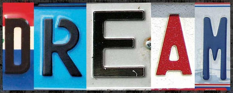 Dream License Black Ornate Wood Framed Art Print with Double Matting by Gibbons, Lauren