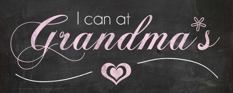 Can At Grandma White Modern Wood Framed Art Print with Double Matting by Gibbons, Lauren