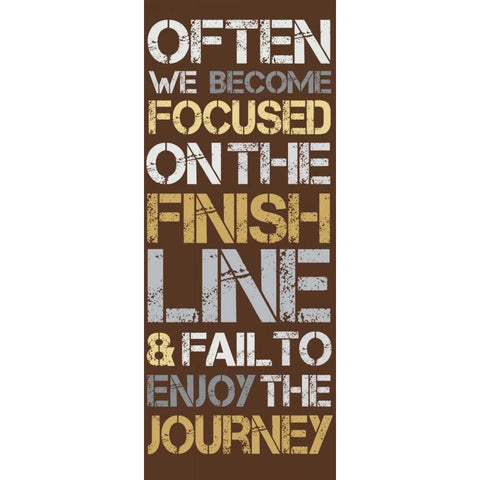 Journey Black Modern Wood Framed Art Print by Gibbons, Lauren
