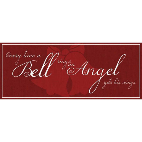 Bell Rings Gold Ornate Wood Framed Art Print with Double Matting by Gibbons, Lauren