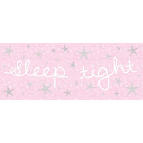 Sleep Tight Black Modern Wood Framed Art Print with Double Matting by Gibbons, Lauren