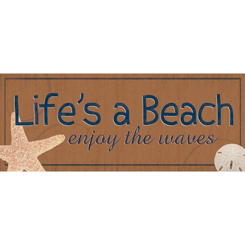 Beach Gold Ornate Wood Framed Art Print with Double Matting by Gibbons, Lauren