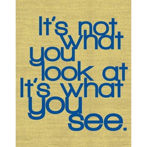 What You See Gold Ornate Wood Framed Art Print with Double Matting by Gibbons, Lauren