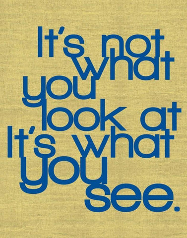 What You See Black Ornate Wood Framed Art Print with Double Matting by Gibbons, Lauren