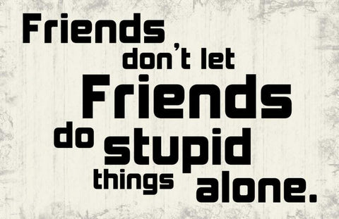 Friend 2 White Modern Wood Framed Art Print with Double Matting by Gibbons, Lauren