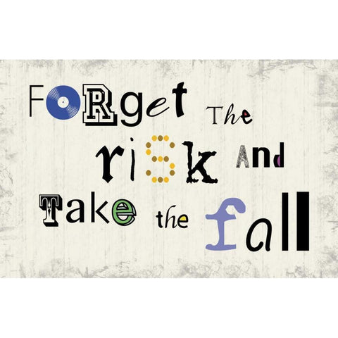 Fun Fall Black Modern Wood Framed Art Print by Gibbons, Lauren