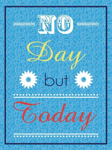 No Day Black Ornate Wood Framed Art Print with Double Matting by Gibbons, Lauren